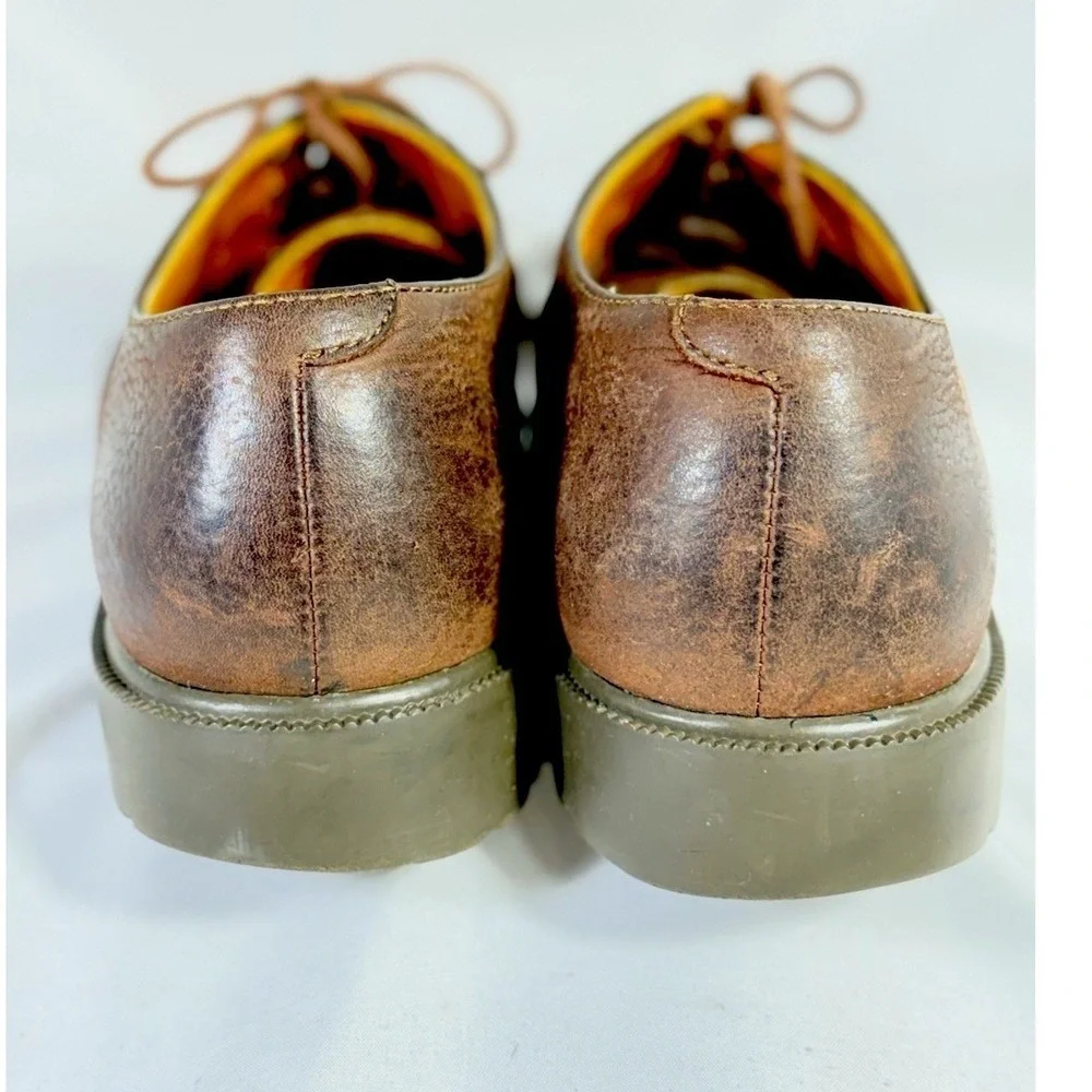Timberland Waterproof Oxford Shoes‎ Brown Leather Lace Up Mens 7 M 96080